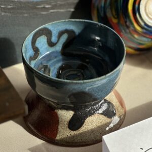 Blue Sculpture & Incense Holder